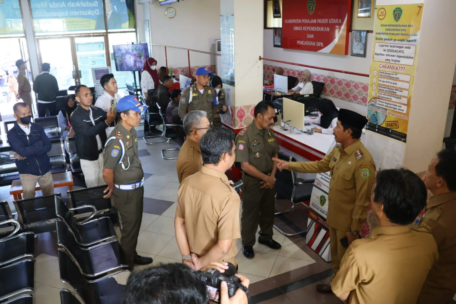 Wabup PPU Sidak Sejumlah OPD, Tegaskan Kedisiplinan ASN Selama Ramadan