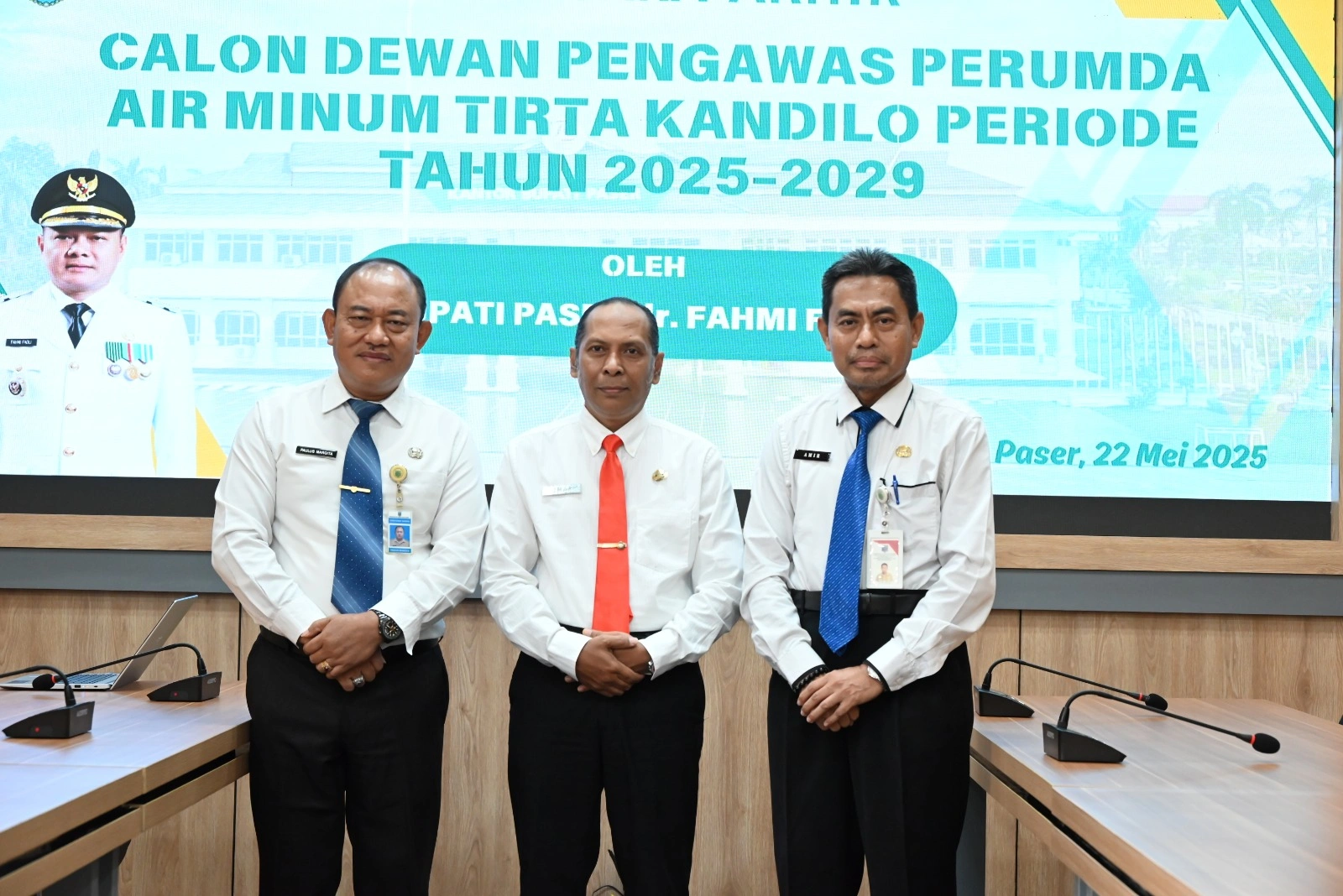 Paser Seleksi Dewan Pengawas Perumda Tirta Kandilo 2025–2029, Tiga Nama Lolos Wawancara