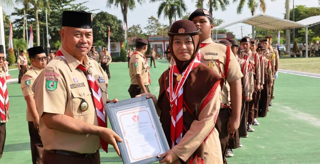 Hari Pramuka ke-64 di Kukar: Edi Damansyah Ajak Anggota Pramuka Aktif Mengabdi untuk Bangsa