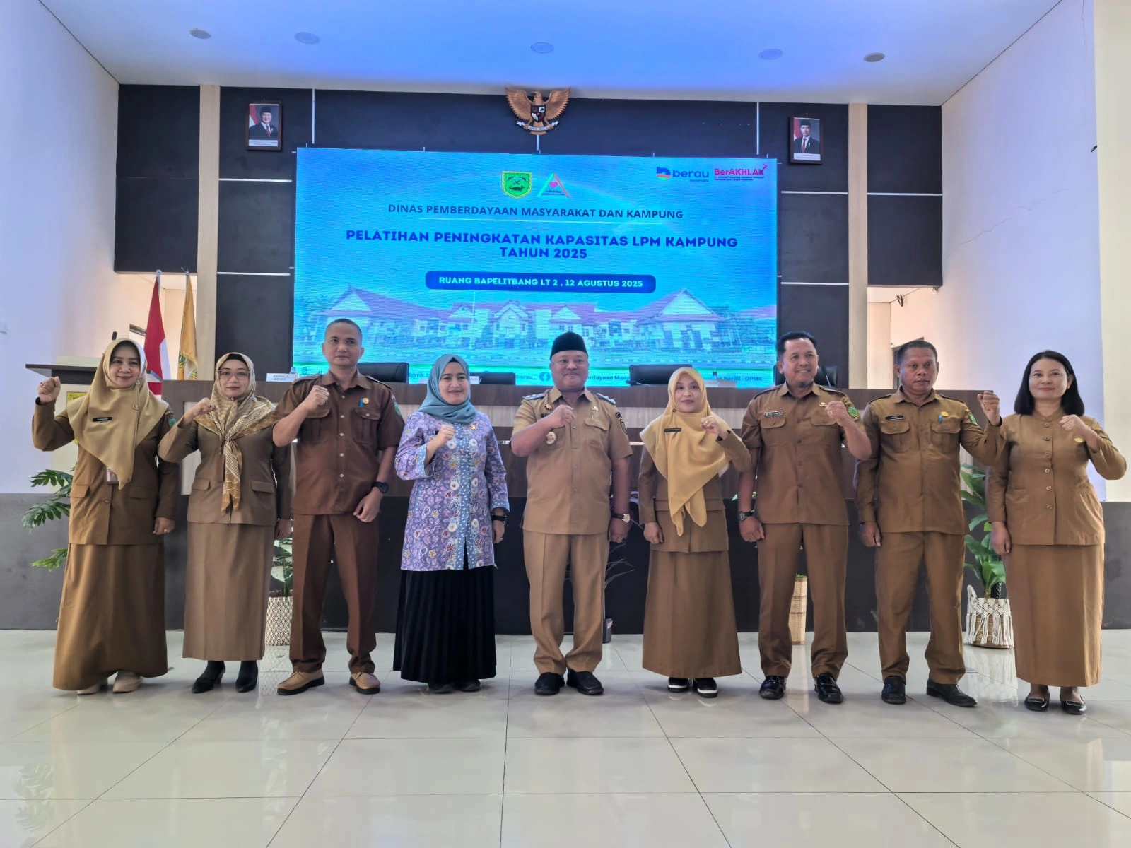 Wabup Berau Buka Pelatihan Peningkatan Kapasitas LPM Kampung, Dorong Sinergi dan Profesionalisme