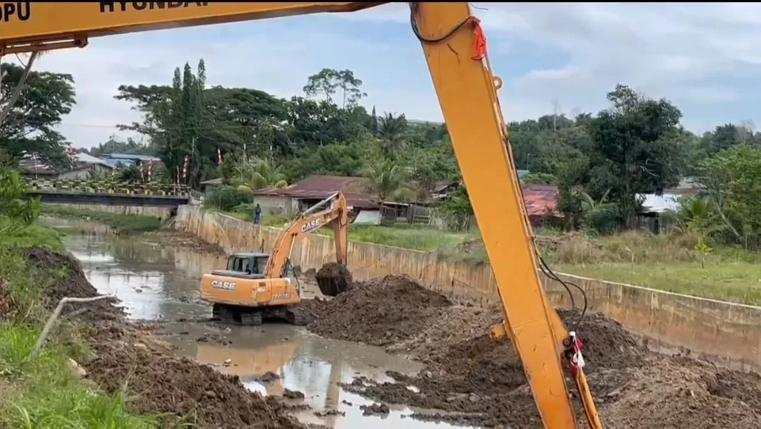 Pengerukan Bendali Melawai 2 Balikpapan Sepanjang 953 Meter, Optimalkan Fungsi Pengendali Banjir